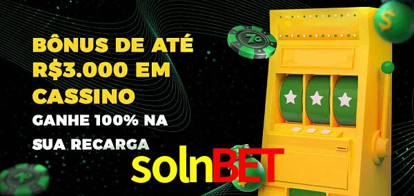 solnbet melhor bônus de depósito
